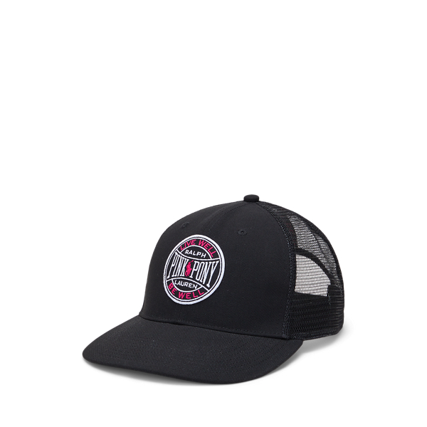 Pink Pony Twill Trucker Cap