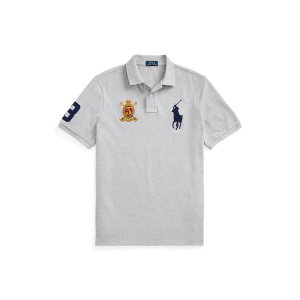 Ralph lauren polo shirt large logo on sale