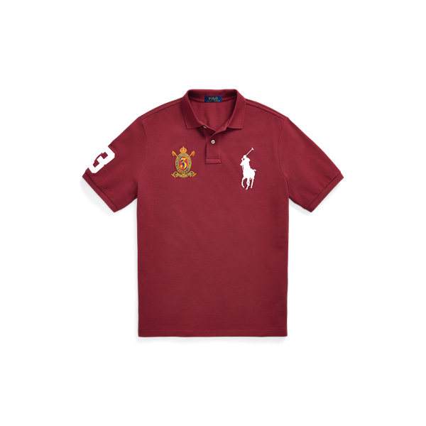 Classic Fit Big Pony Mesh Polo Shirt Ralph Lauren