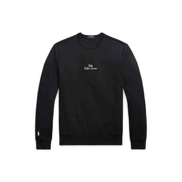 Embroidered Logo Double Knit Sweatshirt