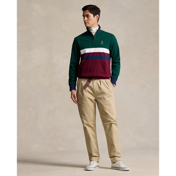 Logo Interlock Quarter-Zip Pullover