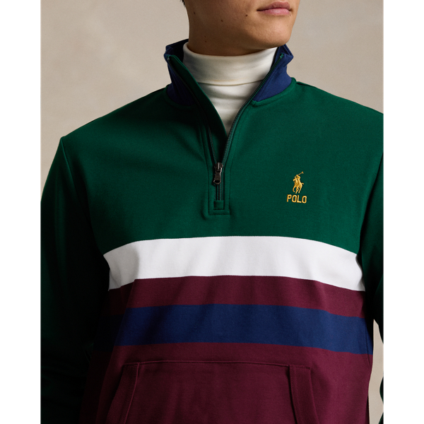Logo Interlock Quarter-Zip Pullover