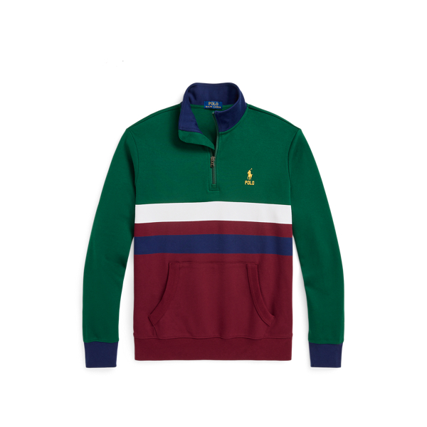 Logo Interlock Quarter-Zip Pullover