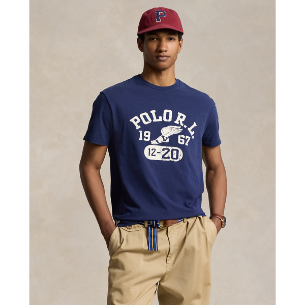 Cruise Navy Classic Fit Jersey Graphic T-Shirt Polo Ralph Lauren 1