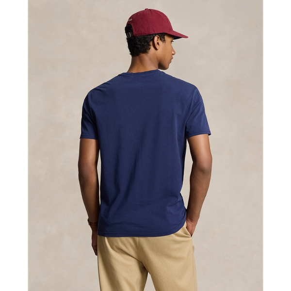 Camiseta de punto Classic Fit estampada Polo Ralph Lauren en Azul marino crucero 5