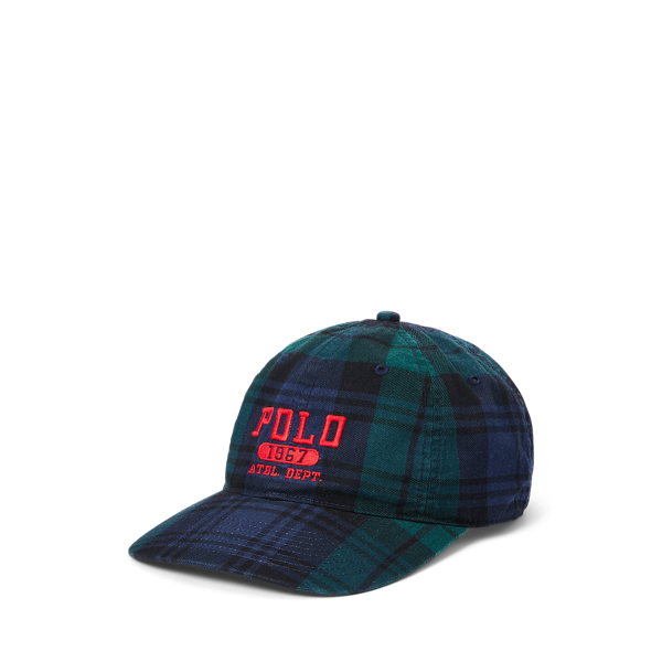 Heritage Blackwatch Plaid Twill Ball Cap Polo Ralph Lauren 1