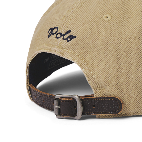 Ralph lauren cap leather strap hotsell