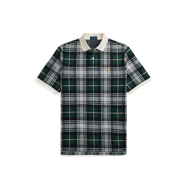 Classic Fit Plaid Mesh Polo Shirt Polo Ralph Lauren 1