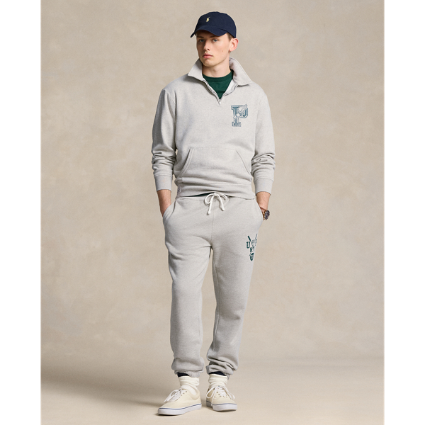 P Wing Fleece Collared Sweatshirt for Men Ralph Lauren UK