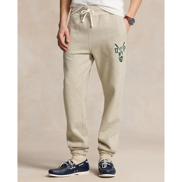 Slub Fleece Graphic Tracksuit Bottoms