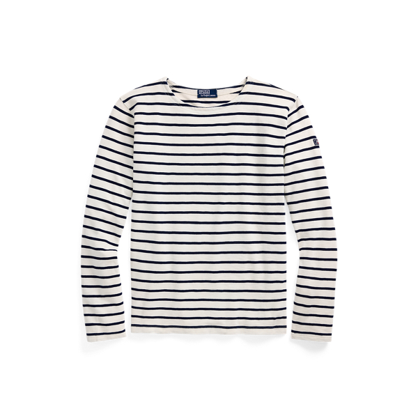 Classic Fit Striped Slub Jersey Shirt Polo Ralph Lauren 1