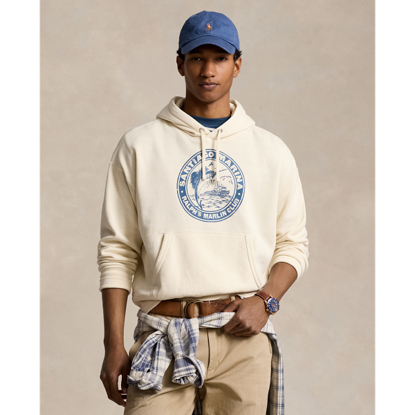 Polo ralph lauren vintage fleece hoodie sale