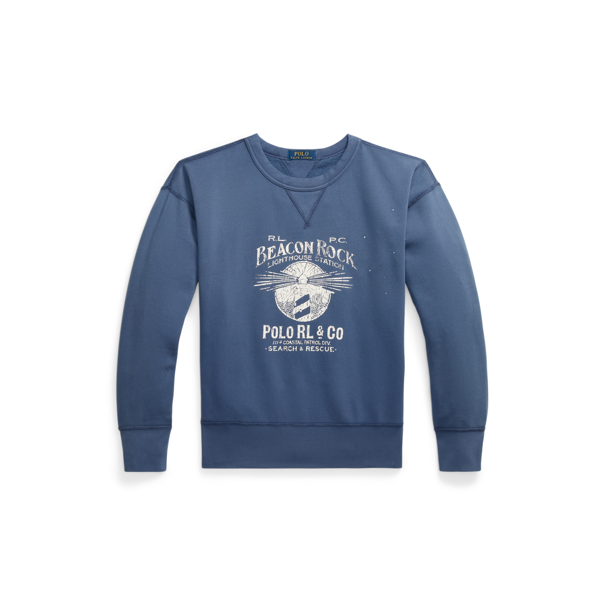【Polo Ralph Lauren】 Vintage-Fit Fleece Graphic Sweatshirt Vintage Fit Fleece Graphic Sweatshirt
