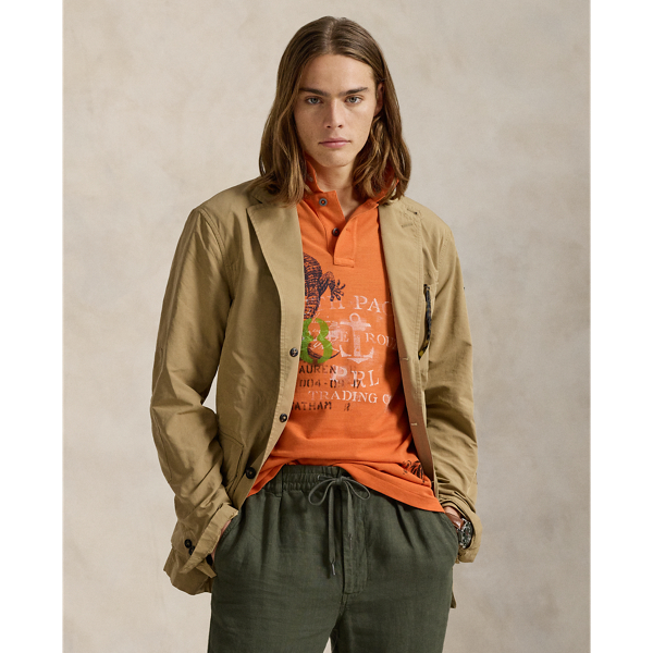 Rl Khaki The Pearson Twill Jacket Polo Ralph Lauren 1