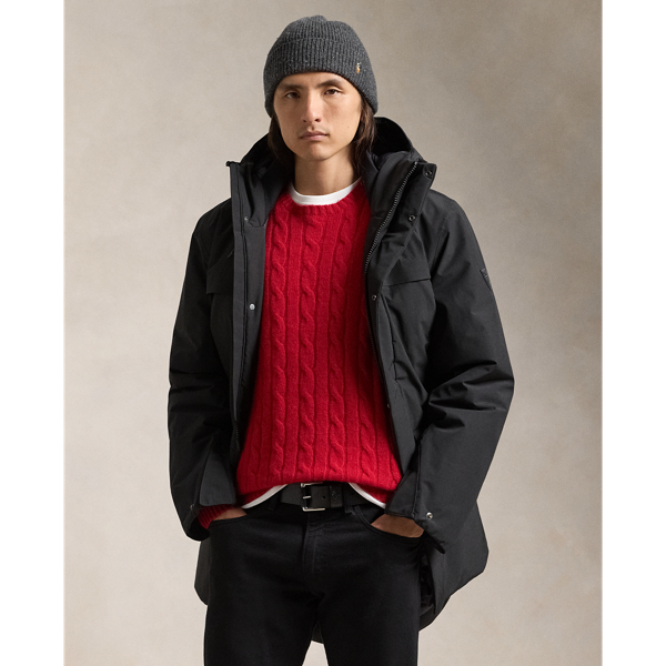 Modern hooded coat best sale