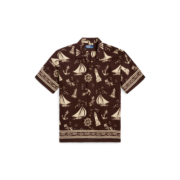 Cotton mesh graphic polo hotsell