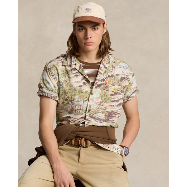 Playa De Havana Classic Fit Beach-Print Camp Shirt Polo Ralph Lauren 1