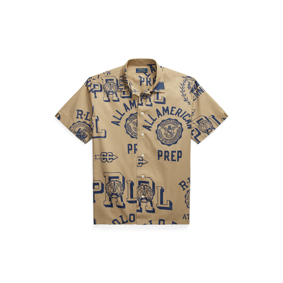 トップス POLO RALPH LAUREN Classic Fit CAMP SHIRT Classic Fit Cotton-Linen Camp Shirt