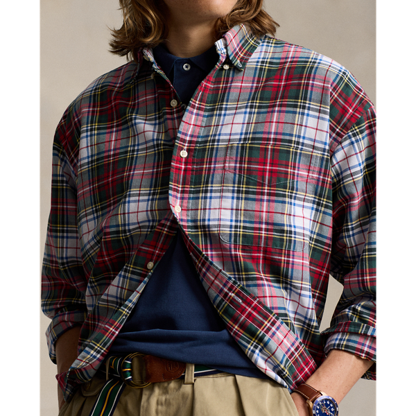 Camisa axadrezada Big Polo Ralph Lauren em Branco/vermelho multicor 6
