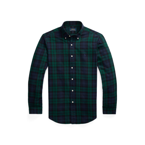 Classic Fit Plaid Oxford Shirt for Men Ralph Lauren PT