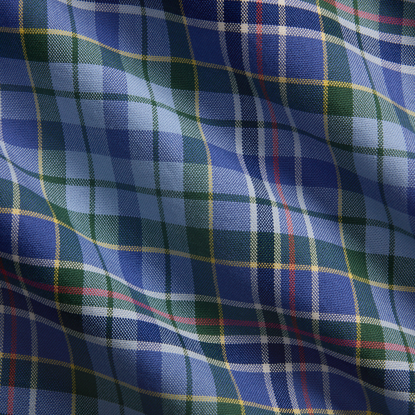 Classic Fit Plaid Oxford Shirt 
