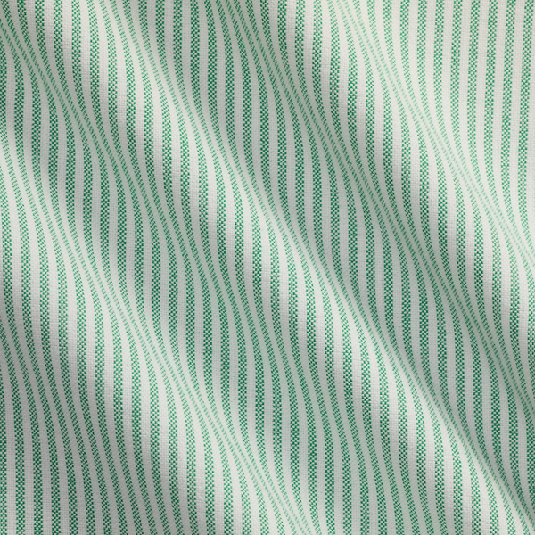 Cruise Green/White Classic Fit Striped Oxford Shirt Polo Ralph Lauren 7