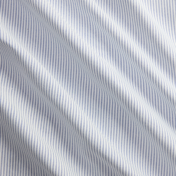 Navy White Classic Fit Striped Oxford Shirt Polo Ralph Lauren 7
