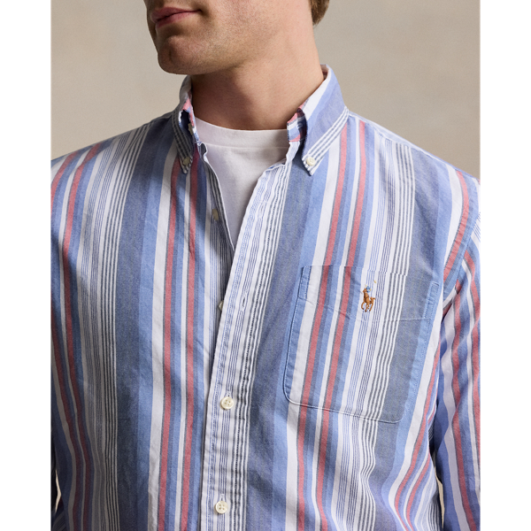 Ralph lauren striped button down shirt deals