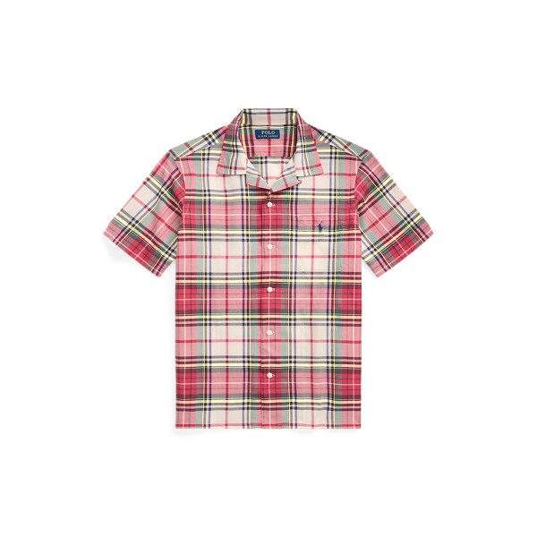 Classic fit madras overhemd met kraag Polo Ralph Lauren in 1