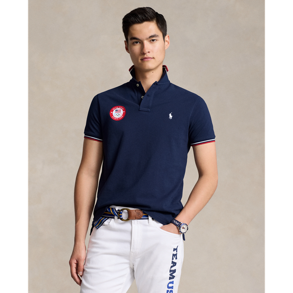 Refined Navy Team USA Mesh Polo Shirt Polo Ralph Lauren 1