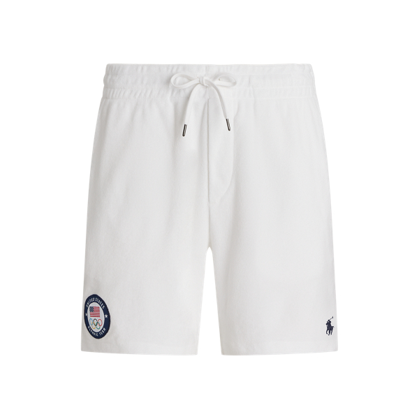 Mens white polo shorts best sale