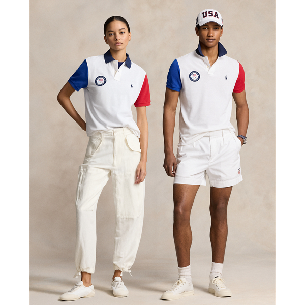 White Multi Team USA CLARUS Polo Shirt Polo Ralph Lauren 1