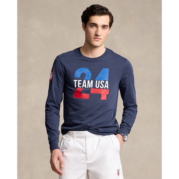 Refined Navy Team USA Jersey Graphic T-Shirt Polo Ralph Lauren 1