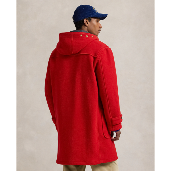 Wool Twill Toggle Coat