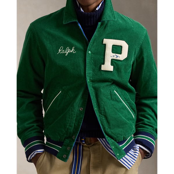 Polo ralph lauren letterman jacket online