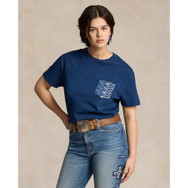 Dark Indigo PRL x Naiomi Glasses Pocket T-Shirt Polo Ralph Lauren 6