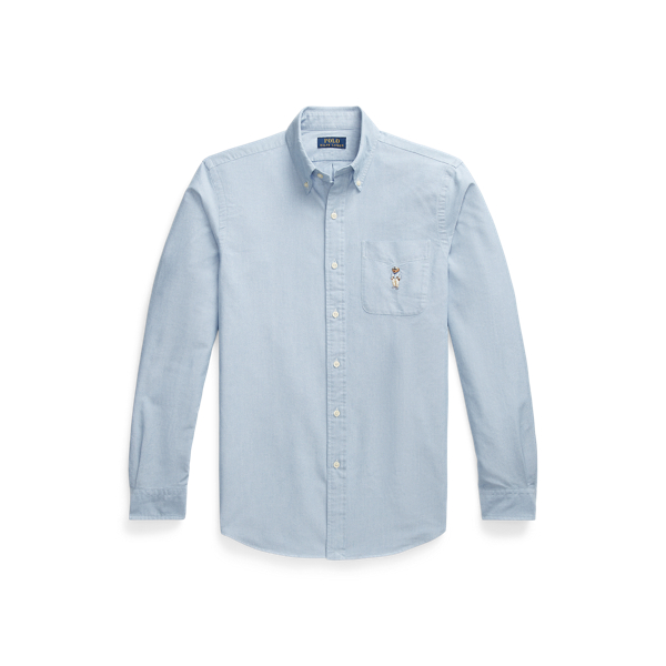 Polo ralph lauren embroidered bear oxford shirt hotsell