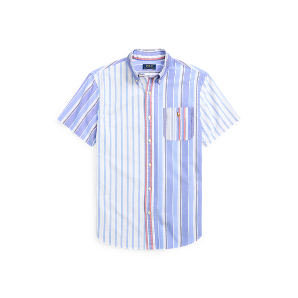 Custom Fit Striped Oxford Fun Shirt Polo Ralph Lauren 1