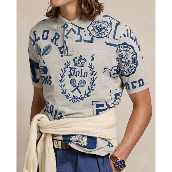 Polo Ralph Lauren Men’s Custom Fit Track Graphic Polo buy Shirt