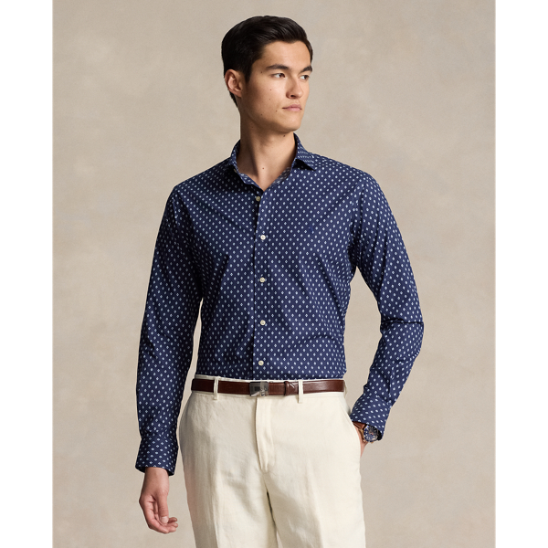 Ralph lauren slim fit poplin shirt on sale