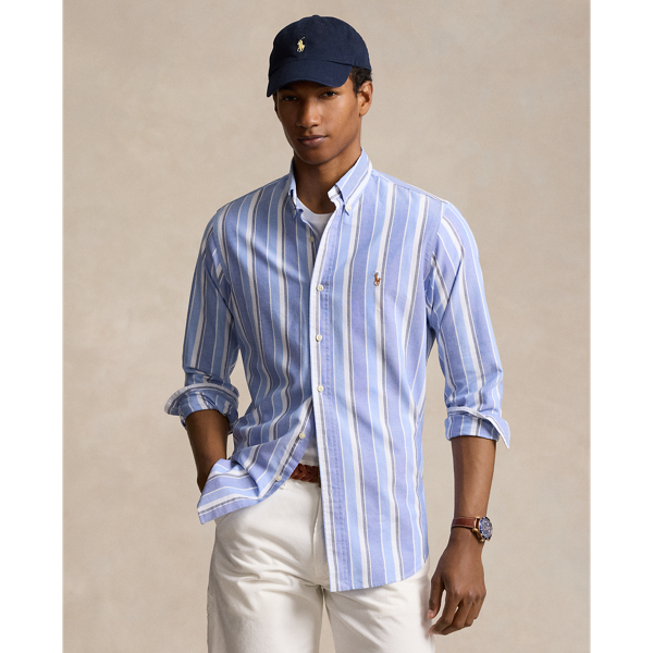 Custom Fit Striped Oxford Shirt for Men Ralph Lauren BR