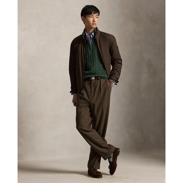 Cable-Knit Cashmere Quarter-Zip Sweater