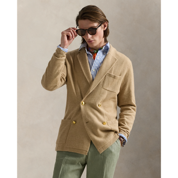 Dune Melange Cashmere Blazer Cardigan Polo Ralph Lauren 1