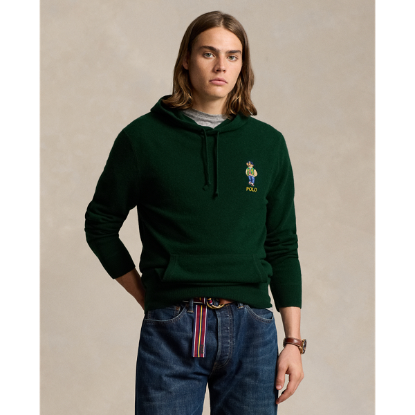 Polo Bear Wool Hooded Sweater