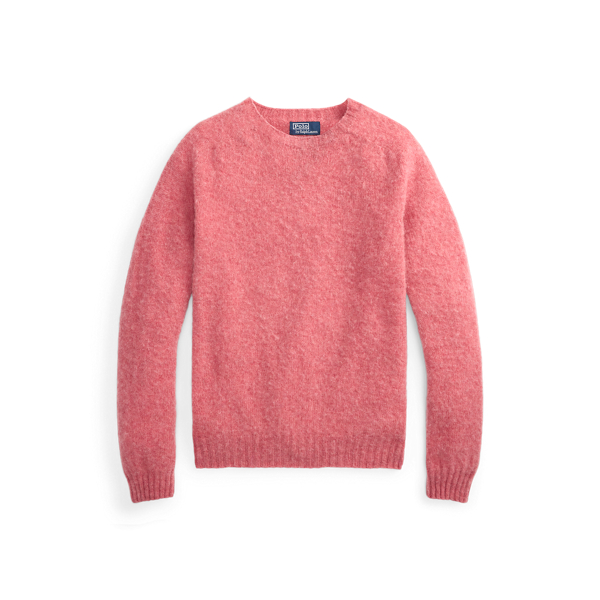 【送料&関税込】Polo Ralph Lauren Wool Crew-neck Sweater Cable-Knit Cotton Polo-Collar Sweater