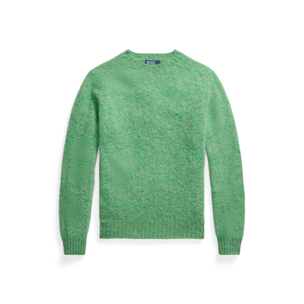 Wollpullover mit Rundhalsausschnitt