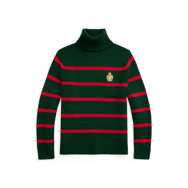 Polo Ralph Lauren XL newest Crest Turtleneck Sweater Rare MSRP $498