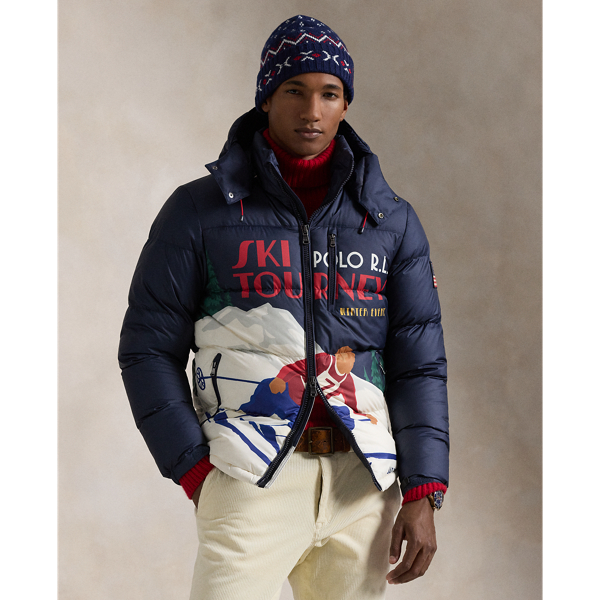 The Gorham Skier Print Down Jacket for Men Ralph Lauren IN