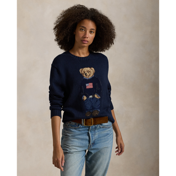 Polo Bear Cotton-Linen Sweater