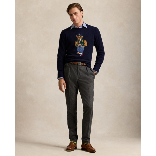 Bear Navy Polo Bear Wool and Cashmere Jumper Polo Ralph Lauren 4